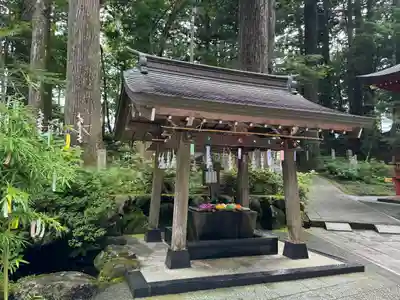 富士山東口本宮 冨士浅間神社の手水舎