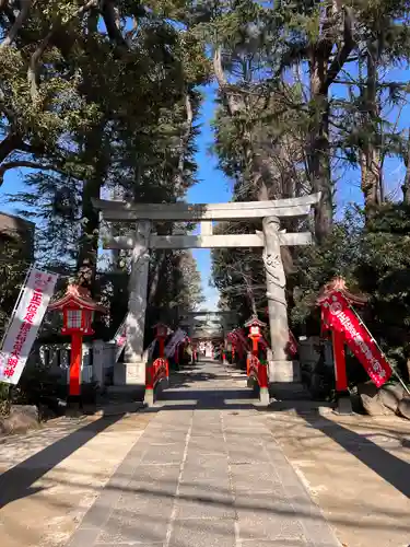 馬橋稲荷神社の鳥居