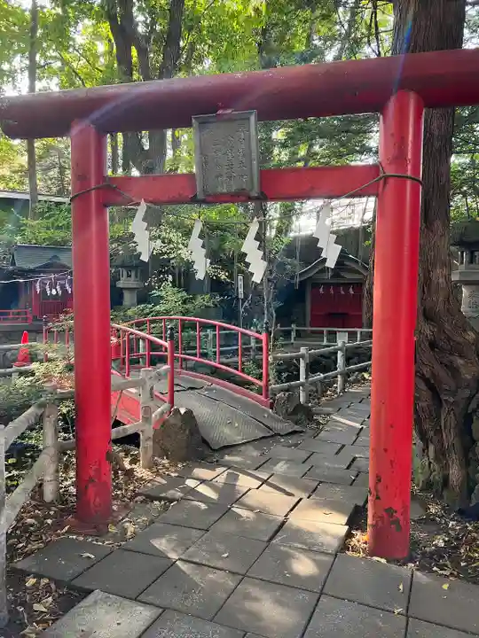 白石神社の鳥居
