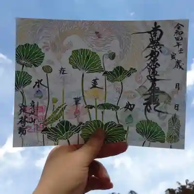 自由な空がとてもよく似合う御朱印でした‼️