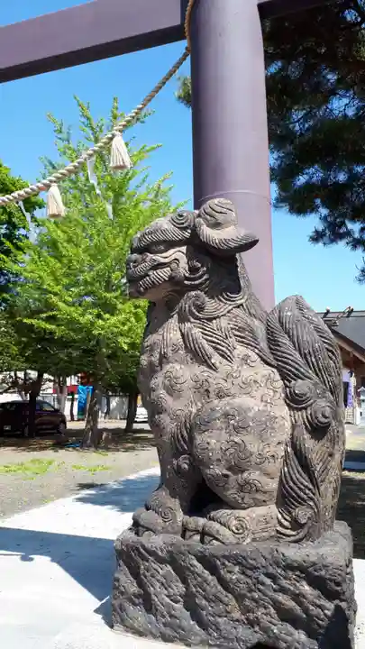 札幌村神社の狛犬