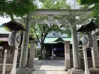 鐵砲洲稲荷神社の鳥居
