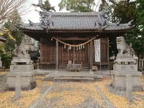 羽田上神社の本殿・本堂