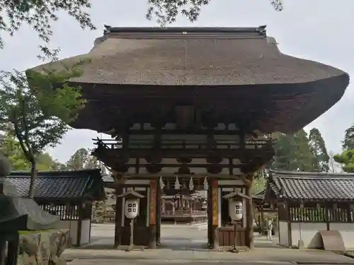 沙沙貴神社の山門