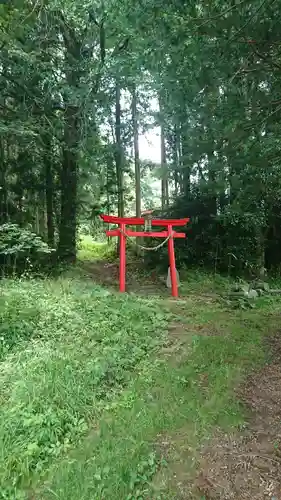 白山神社の鳥居