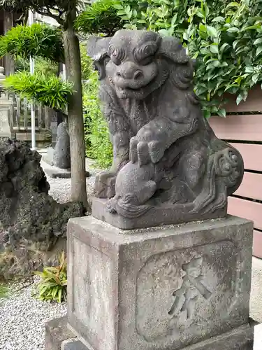 太田杉山神社・横濱水天宮の狛犬