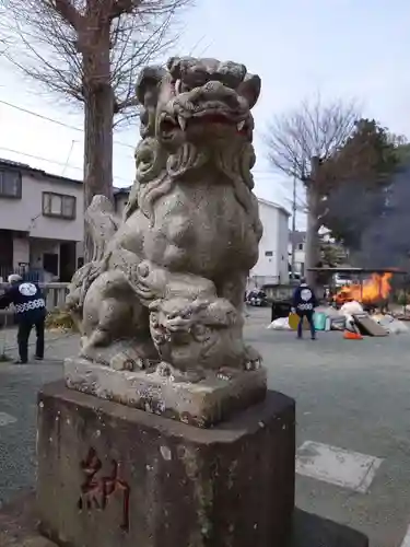 栗原神社の狛犬