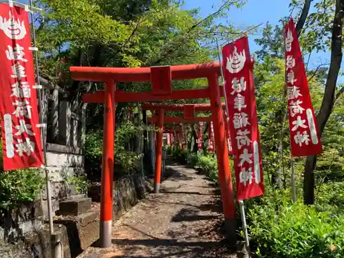 岐阜稲荷山本社の鳥居