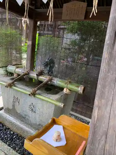 國魂神社の手水