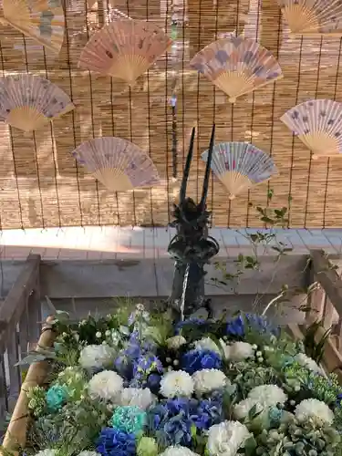 江南神社の手水舎