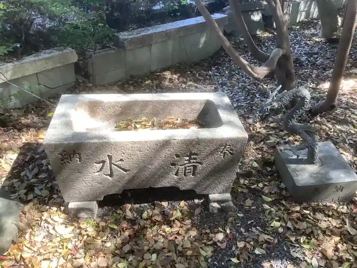 不乗森神社の手水舎