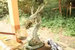 息栖神社の手水