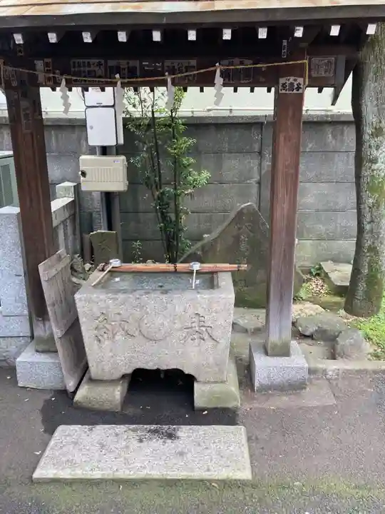 練馬大鳥神社の手水舎