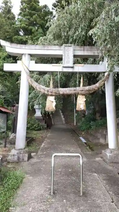 黒岩春日神社の鳥居