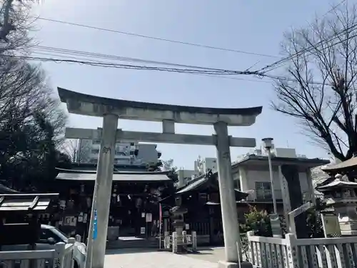 下谷神社の鳥居