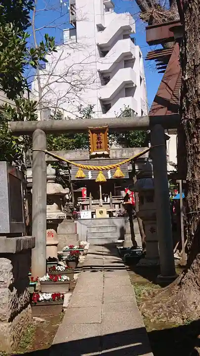 高円寺氷川神社の鳥居