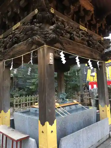 大國魂神社の手水