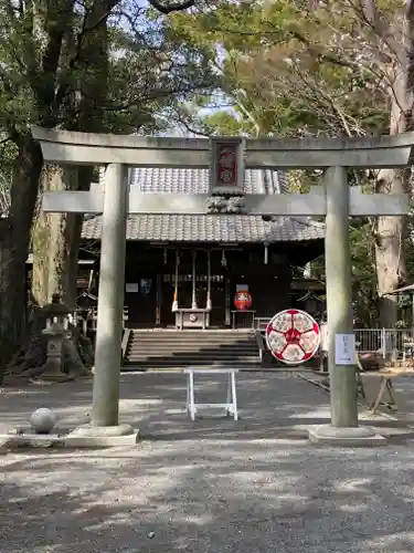 小芝八幡宮の鳥居