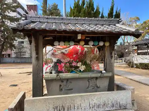 三津厳島神社の手水舎