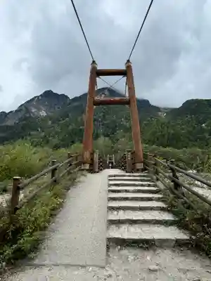 穂高神社奥宮の周辺