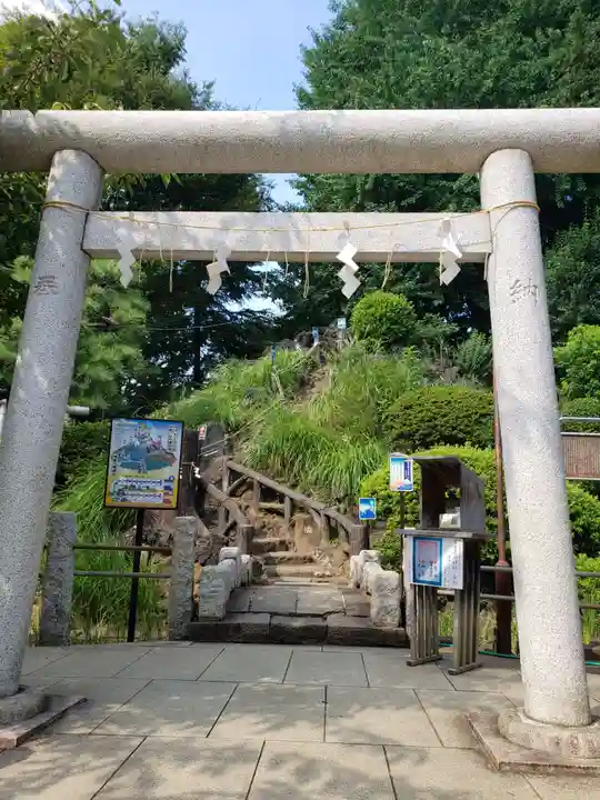 鳩森八幡神社の鳥居