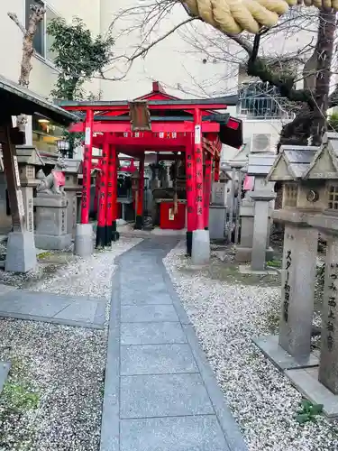 新世界稲荷神社の鳥居