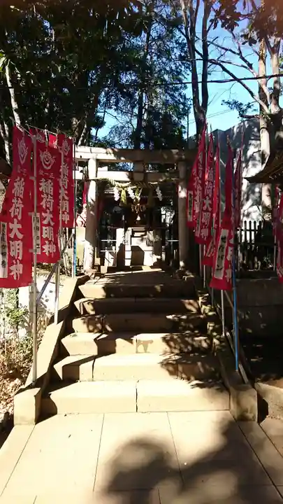 太子堂八幡神社の鳥居