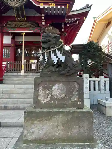 道々橋八幡神社の狛犬