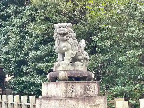 冲原神社の狛犬