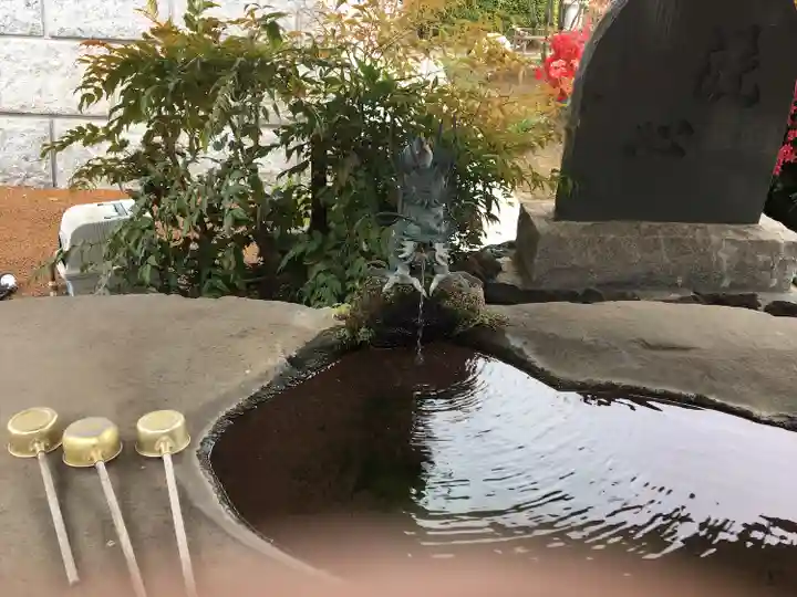 長安寺の手水舎