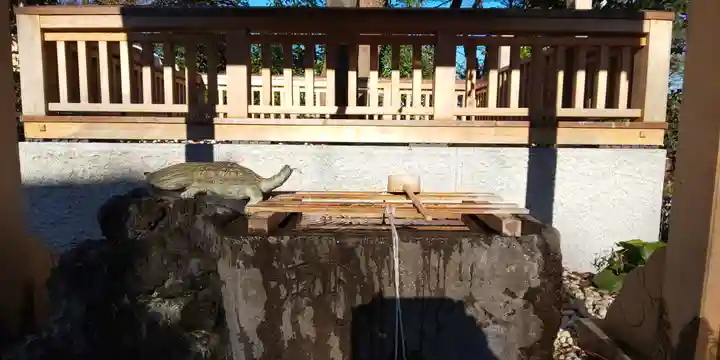 武州与野天祖神社の手水舎