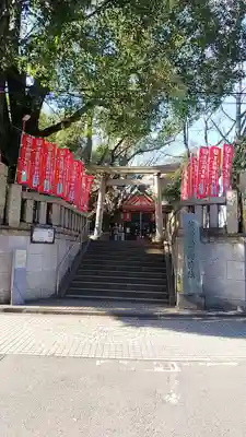 笠䅣稲荷神社の鳥居