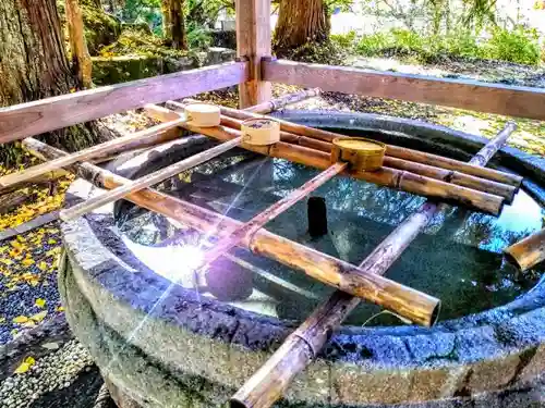 八幡神社松平東照宮の手水舎