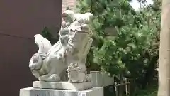 鶴嶺八幡宮の狛犬