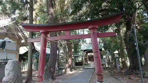 漆部神社の鳥居