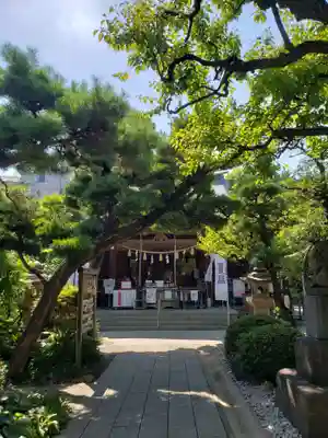 鳩森八幡神社の本殿・本堂