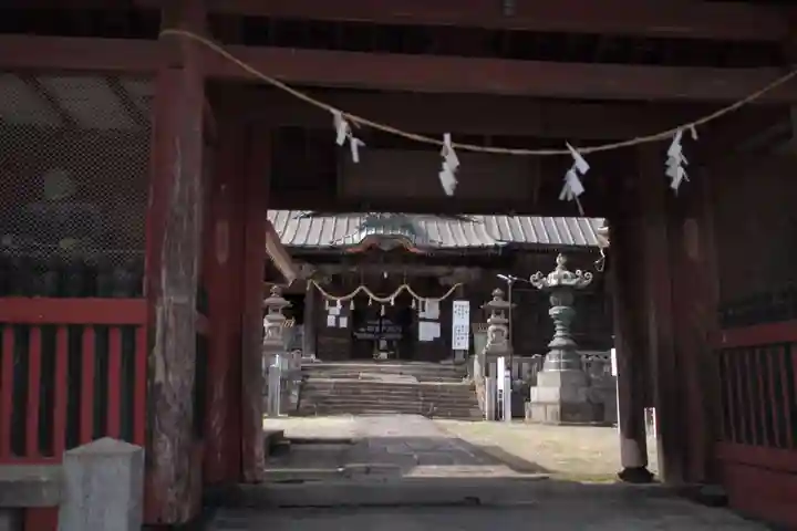 上野国一社八幡八幡宮の山門・神門