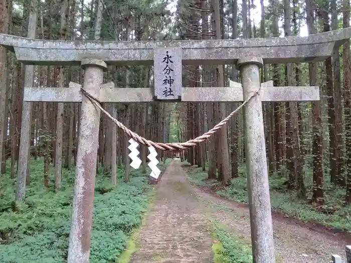 水分神社の鳥居