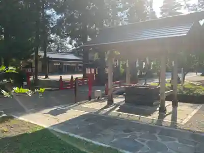 大館神明社の手水舎