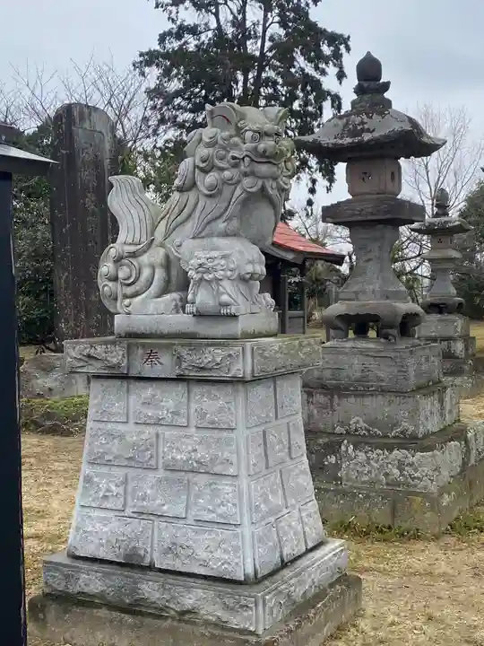 千勝神社の狛犬