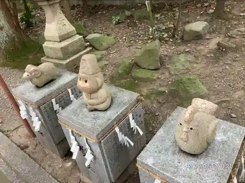 日枝神社の像