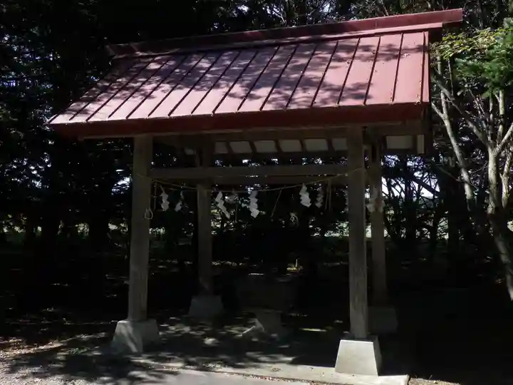 中士別神社の手水舎