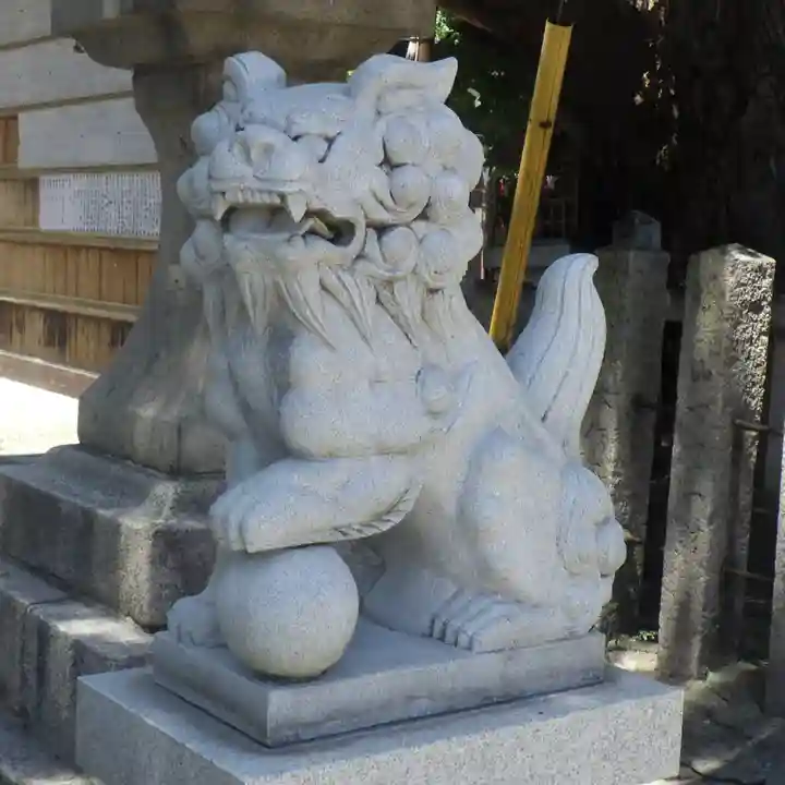 石津太神社の狛犬