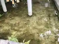 水分神社(上条弁財天)の庭園