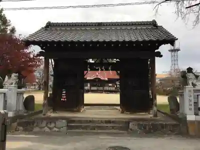 神部神社の山門・神門