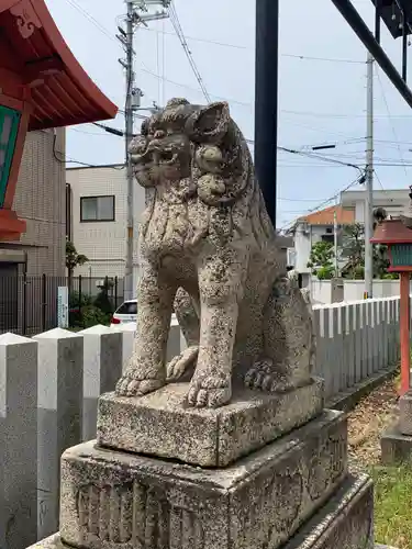 金岡神社の狛犬