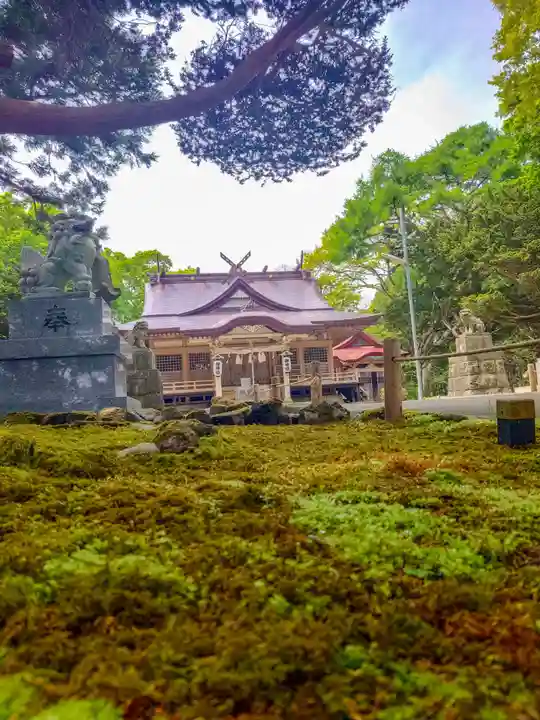 尻岸内八幡神社の本殿・本堂