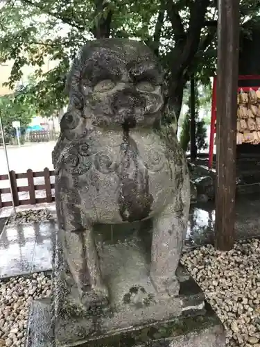 鎮守氷川神社の狛犬