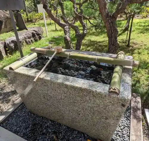 茨城縣護國神社の手水舎