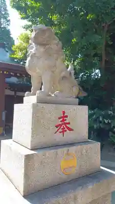 新田神社の狛犬